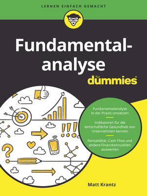 cover image of Fundamental-analyse for Dummies